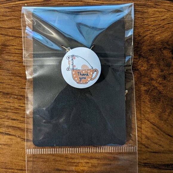 Coffee and Cats Earrings - Picture 5 of 5